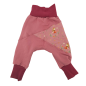 Preview: Pumphose Meno triangolo Fairyland Feen (Sweat altrosa) (Bündchen bordeaux)