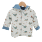 Preview: Wendejacke Küstenkind Wale Schiffe / Taubenblau