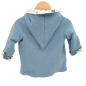 Preview: Wendejacke Küstenkind Wale Schiffe / Taubenblau