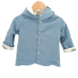 Preview: Wendejacke Küstenkind Wale Schiffe / Taubenblau
