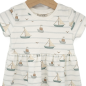 Preview: Basic Kleid Küstenkind Boote (Bündchen weiss) 134-164