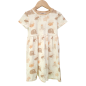 Preview: Basic Kleid Ocean Dreams Meeresbewohner (Bündchen beige) 86-128