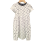 Preview: Basic Kleid Weiss Anker (Bündchen dunkelblau) 134 - 164