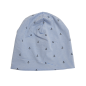 Preview: Wendebeanie Anker blau weiß geringelt