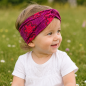Preview: Knotenstirnband Purple Flower