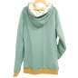 Preview: Hoodie [ Damen ] Küstenkind Boote (Sweat mint) (Bündchen mint)