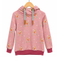 Preview: Hoodie [ Damen ] Fairyland altrosa (Bündchen bordeaux)