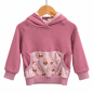 Preview: Hoodie [ Kids 1-7 Jahre ] Ladybug Marienkäfer (Sweat altrosa) (Bündchen altrosa)