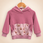 Preview: Hoodie [ Kids 1-7 Jahre ] Ladybug Marienkäfer (Sweat altrosa) (Bündchen altrosa)
