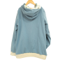 Preview: Hoodie [ Damen ] Küstenkind Wale Oktopus (Sweat taubenblau) (Bündchen beige)