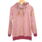 Preview: Hoodie [ Damen ] Fairyland altrosa (Bündchen bordeaux)