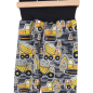 Preview: Softshell Hose gelbe Baufahrzeuge (Bündchen schwarz)