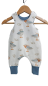 Preview: Strampler Küstenkind Möwe taubenblau