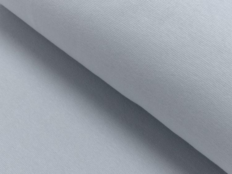 Bündchen Basic glatt Silbergrau