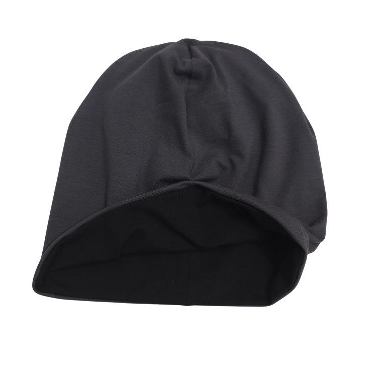 Wendebeanie Basic [ schwarz / grau ]