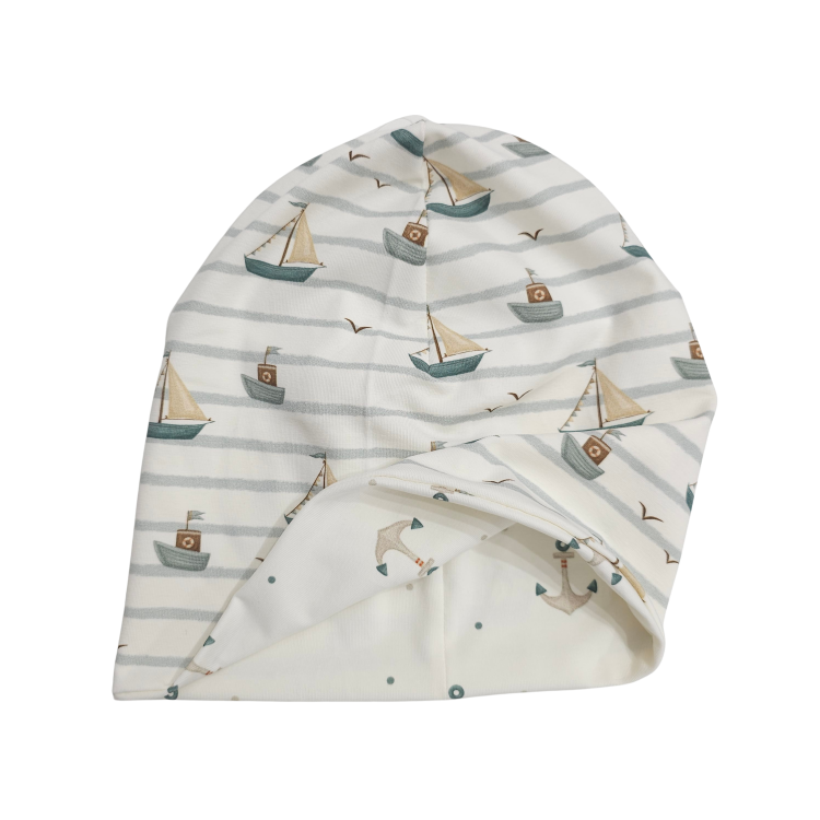 Wendebeanie Küstenkind Boote