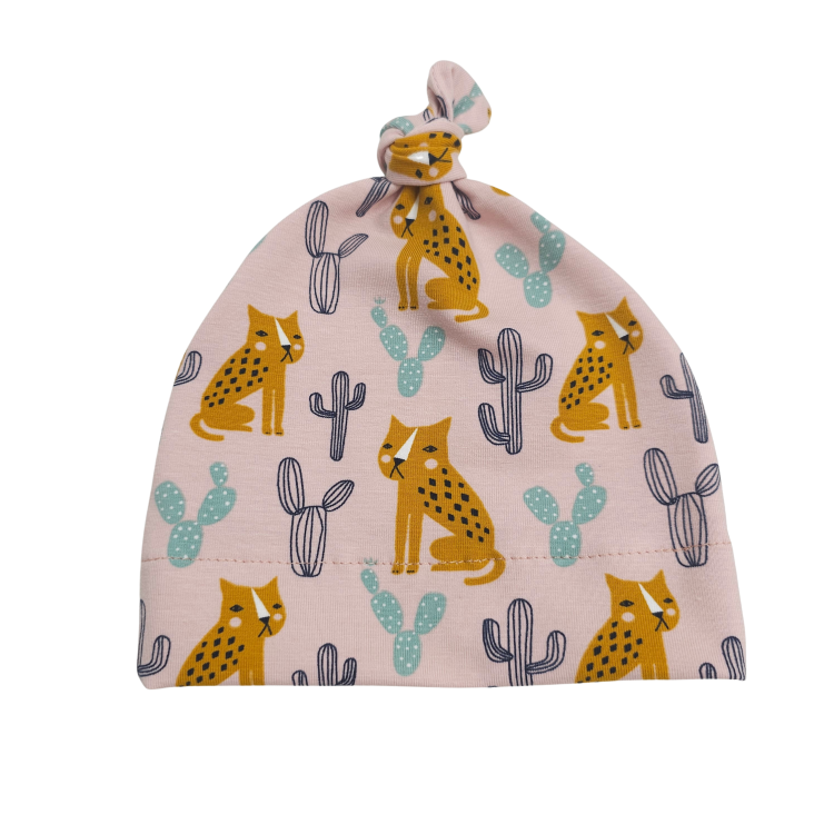 Knotenmütze Leopard