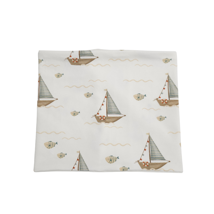 Wendeschlupfschal Küstenkind Boote Fische