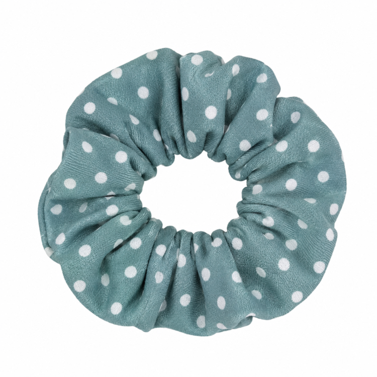 Scrunchies Under the Sea dunkel Punkte