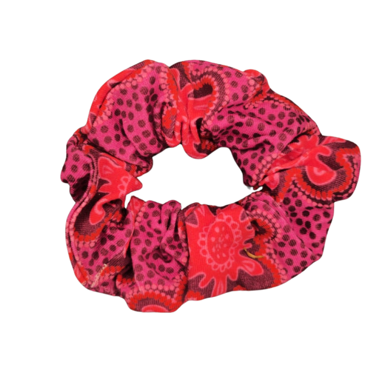 Scrunchies Purple Flower