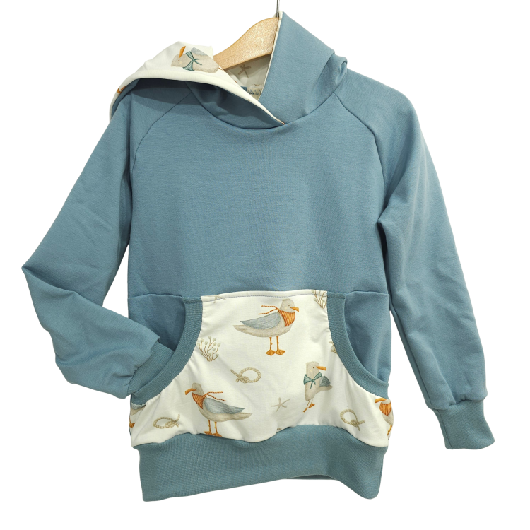 Hoodie [ Herren ] Küstenkind Möwe Seemannsknoten