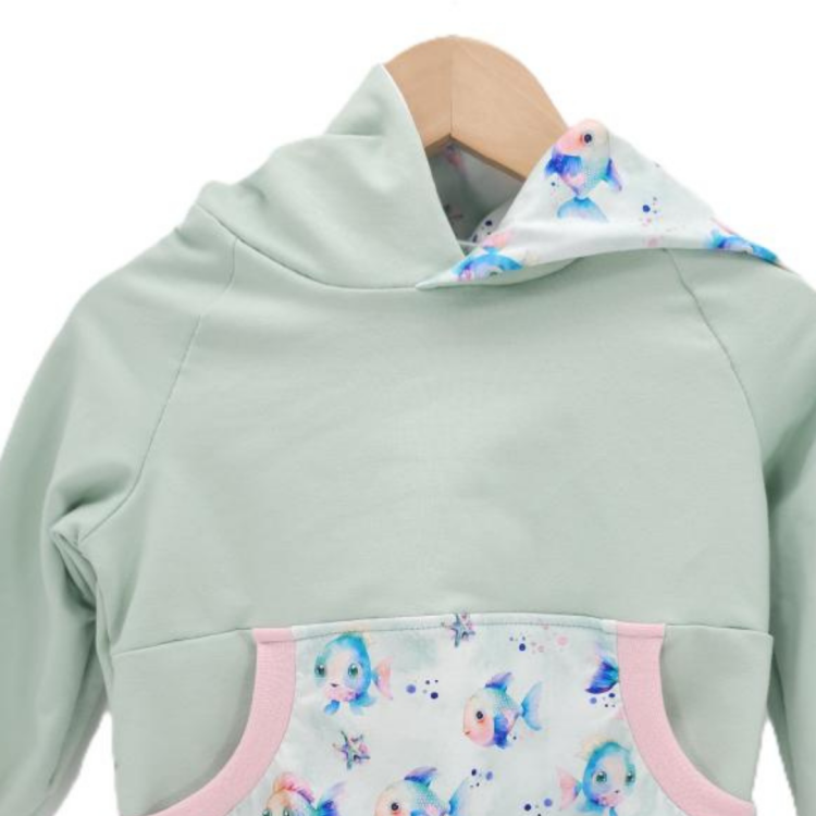 Hoodie [ Kids ] bunte Fische