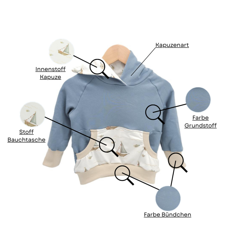 Wunsch Hoodie [ Kids 1-7 Jahre ]