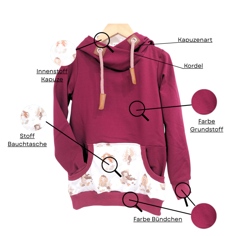 Wunsch-Hoodie [ Damen ]