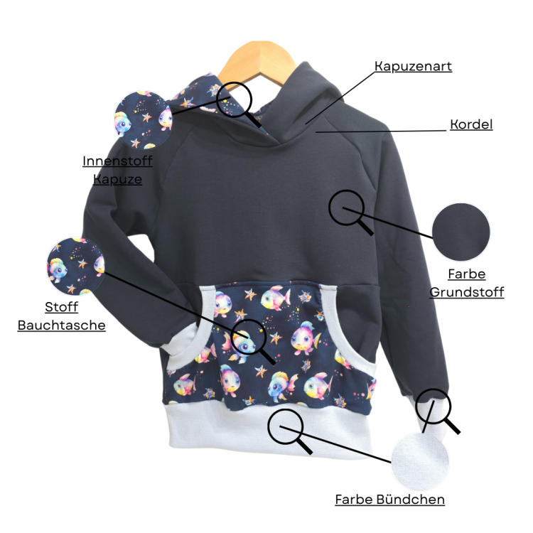 Wunsch-Hoodie [ Damen ]