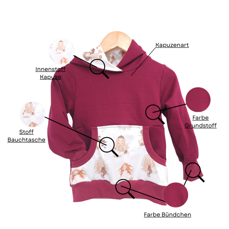 Wunsch Hoodie [ Kids 1-7 Jahre ]
