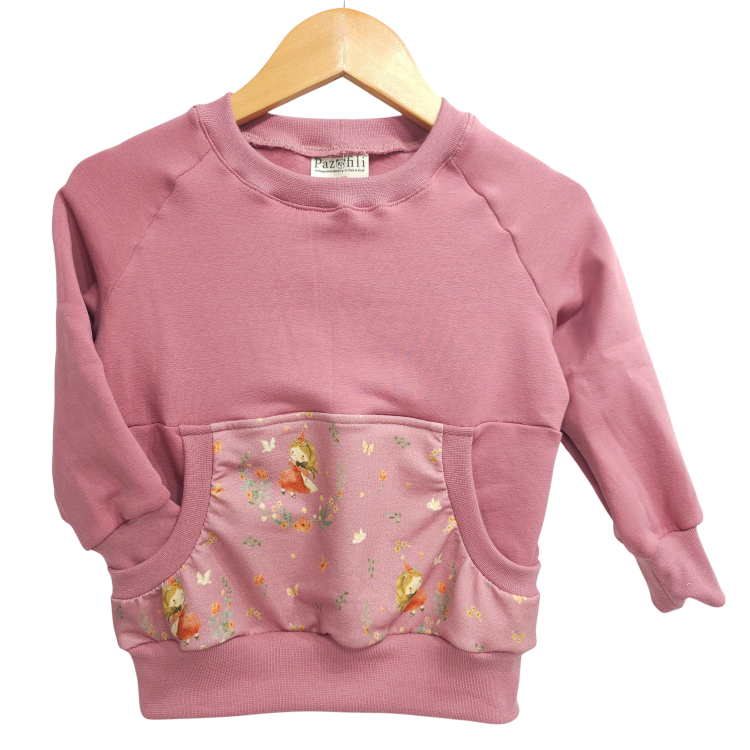 Pullover [ Kids 8-16 Jahre ] Fairyland Feen (Sweat altrosa)