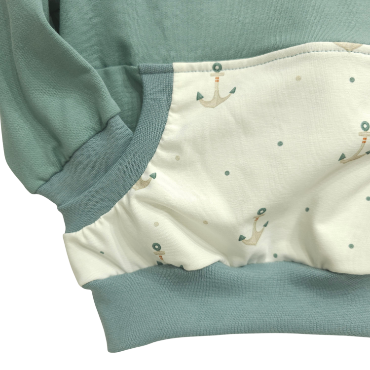 Pullover [ Kids 8-16 Jahre ] Küstenkind Anker (Sweat mint)