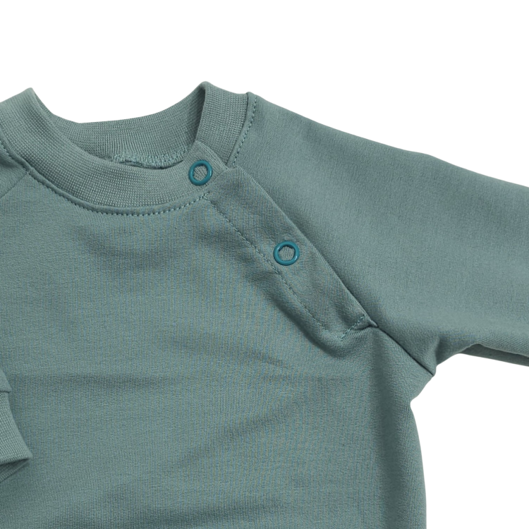 Pullover mit Knopfleiste [ Babys ] (Sweat Mint)