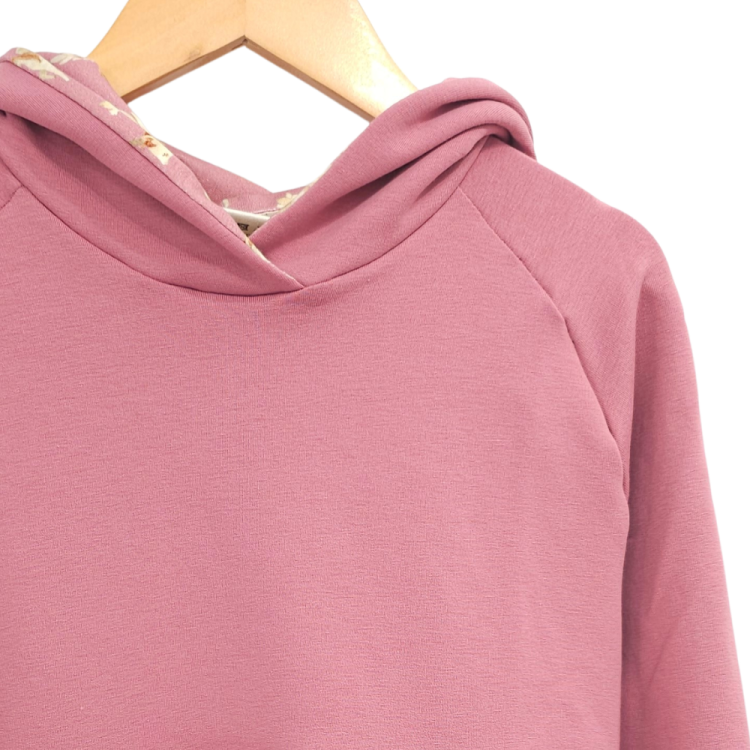 Hoodie [ Kids 1-7 Jahre ] Fairyland Alicorn (Sweat altrosa) (Bündchen altrosa)
