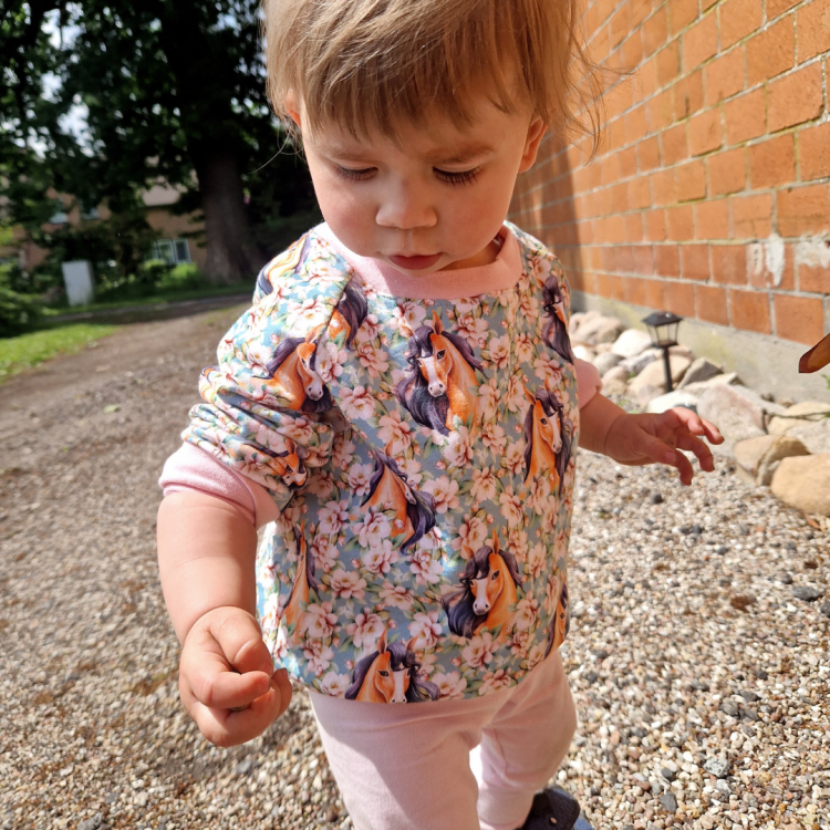 Sweatshirt [ Kids 1-7 Jahre ] Flower Horses