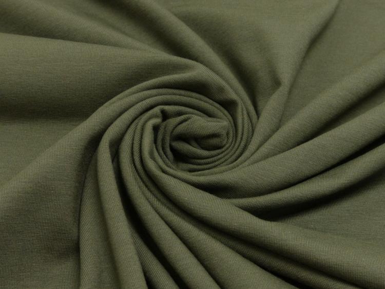 Jersey Basic Dunkelolive