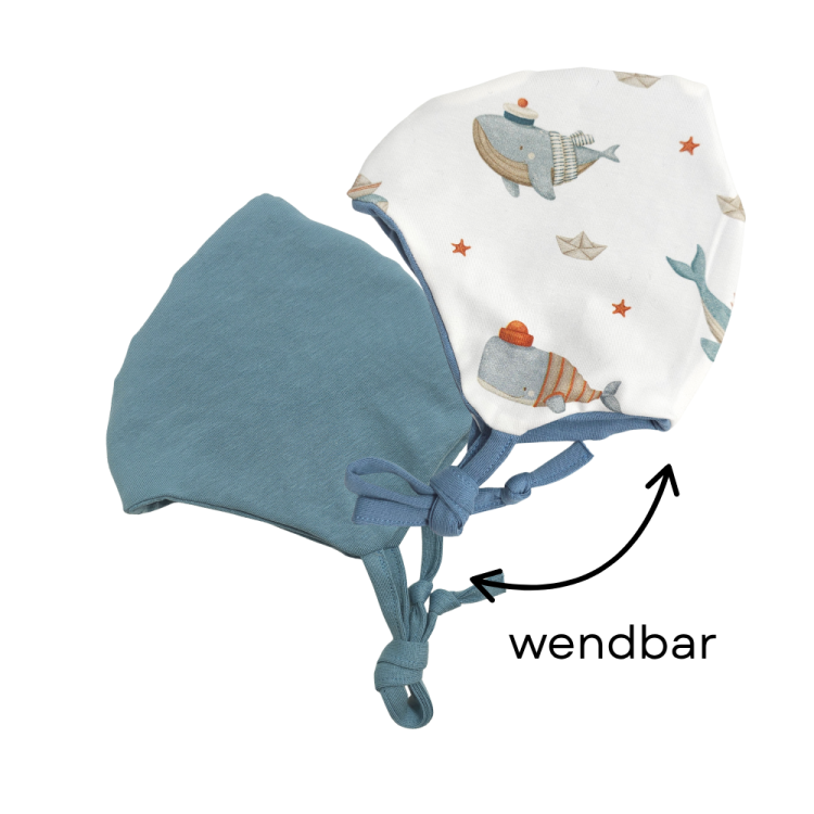 Erstausstattungs Set - Küstenkind Wale Schiffchen Set 2