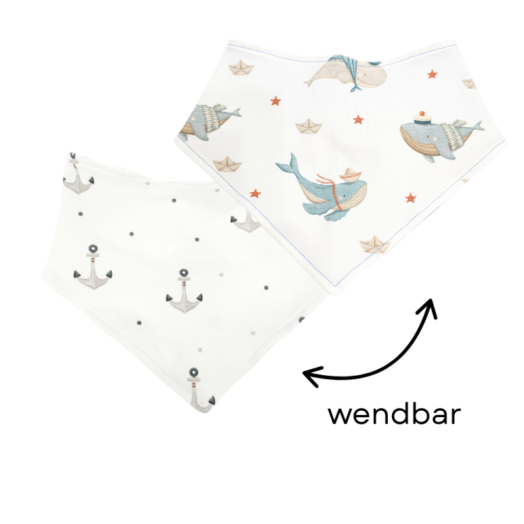 Erstausstattungs Set - Küstenkind Wale Schiffchen Set 2