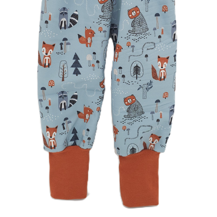 Softshell Hose Sverre grau hell (Bündchen terra)