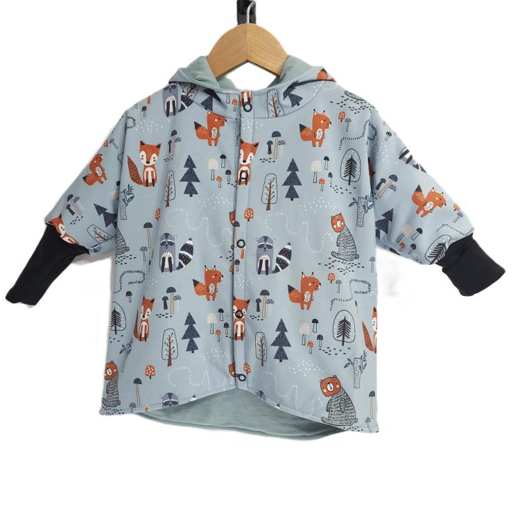 Softshell Jacke Oversize Sverre grau hell