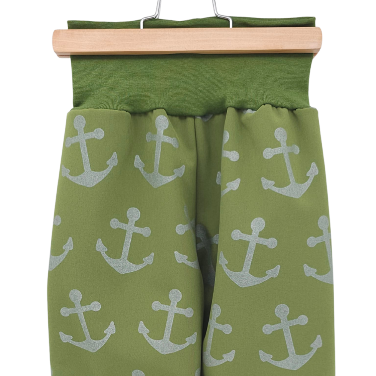 Softshell Hose Anker grün