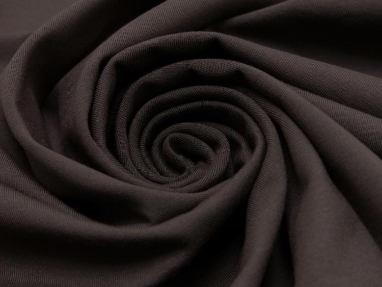 Jersey Basic Dunkelbraun