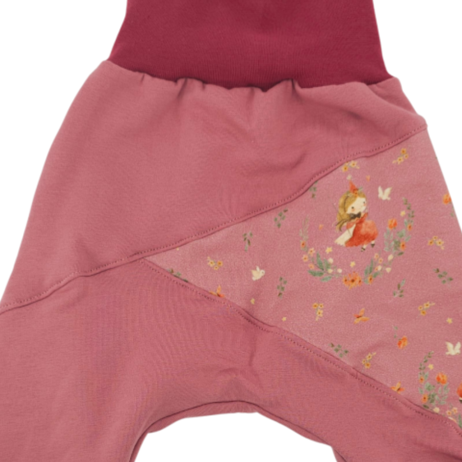 Pumphose Meno triangolo Fairyland Feen Sweat altrosa (Bündchen bordeaux)