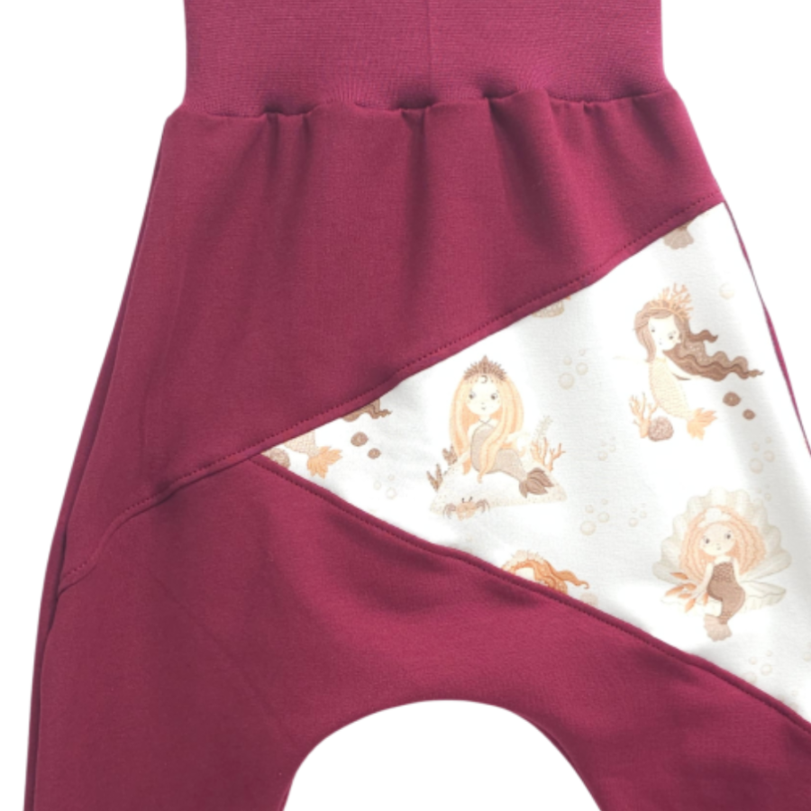 Pumphose Meno triangolo Ocean Dreams Meerjungfrauen Sweat bordeaux (Bündchen bordeaux)