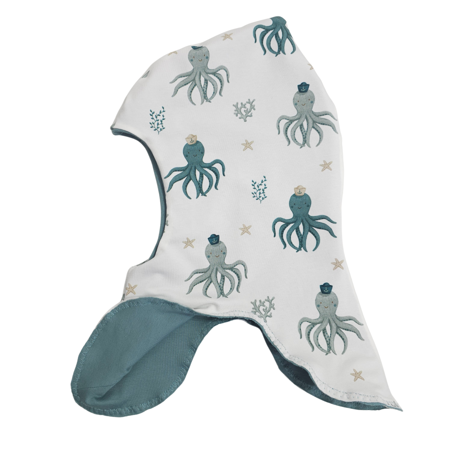 Schlupfmütze Küstenkind Oktopus (innen mint)