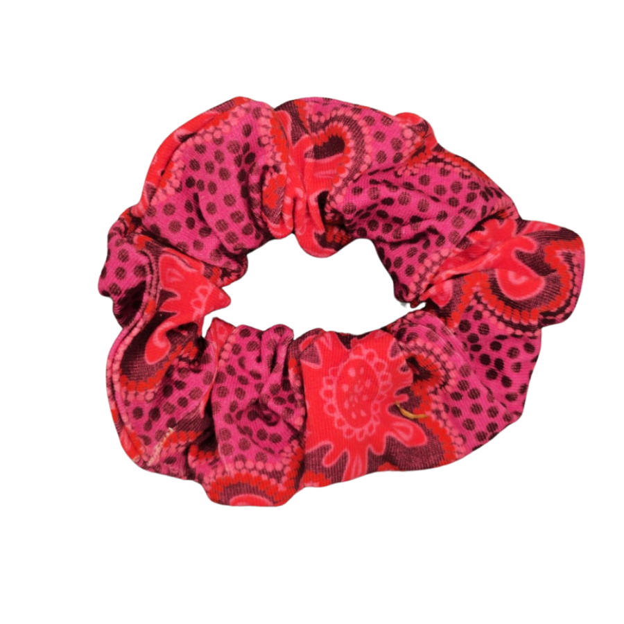Scrunchies Purple Flower