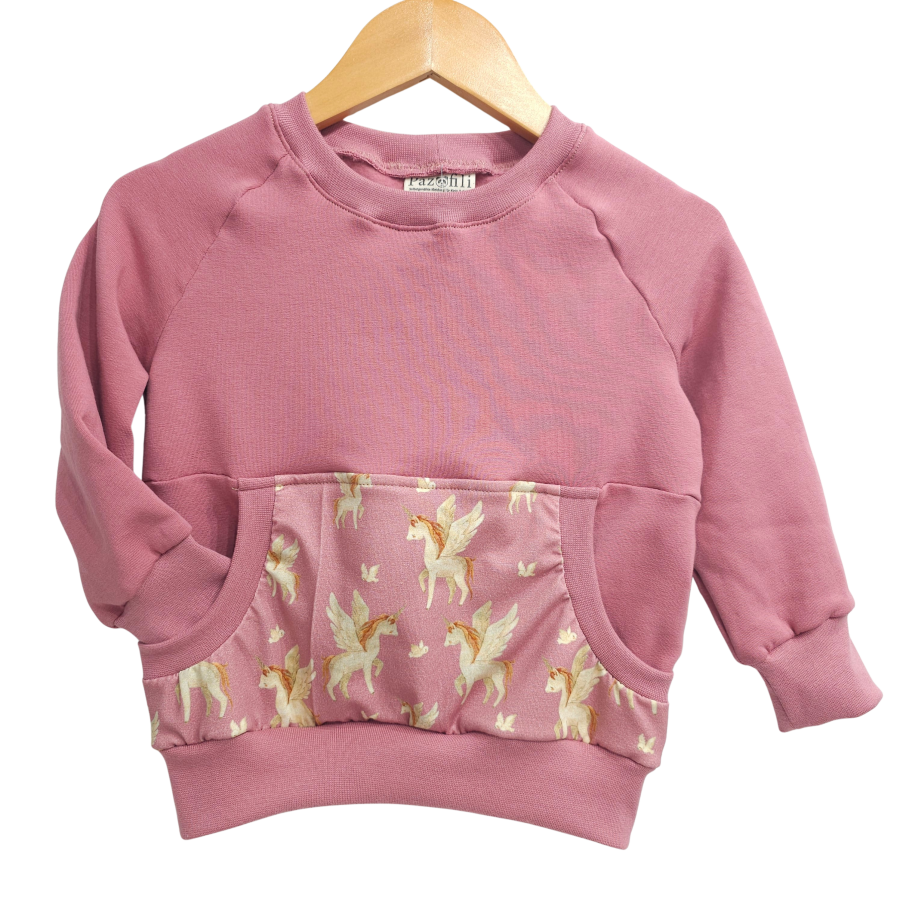 Pullover [ Kids 1-7 Jahre ] Fairyland Alicorn (Sweat altrosa)