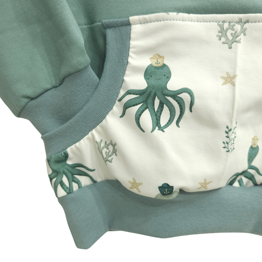 Pullover [ Kids 8-16 Jahre ] Küstenkind Oktopus (Sweat mint)