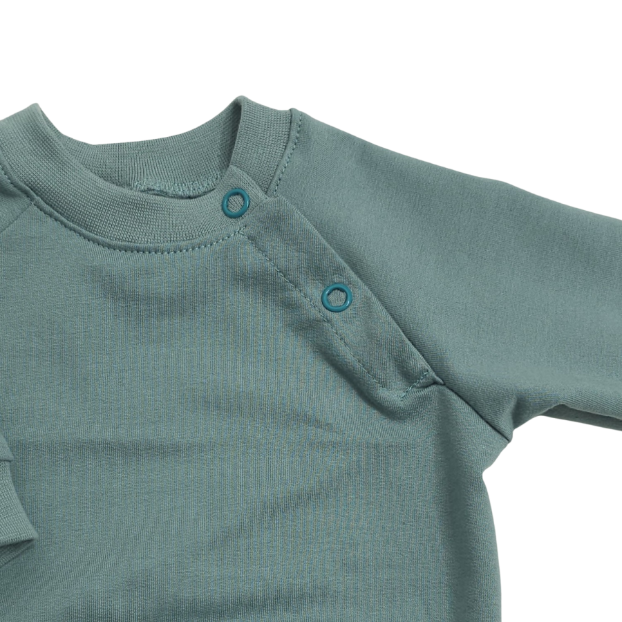 Pullover mit Knopfleiste [ Babys ] (Sweat Mint)