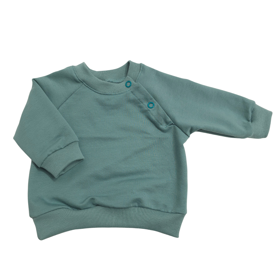 Pullover mit Knopfleiste [ Babys ] (Sweat Mint)